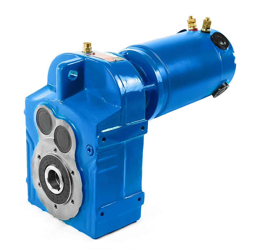 DV173-DC250-2-0,35 kW-32 ot/min Paralelní hřídelový převodový motor
